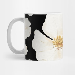 White Magnolia Decor Mug